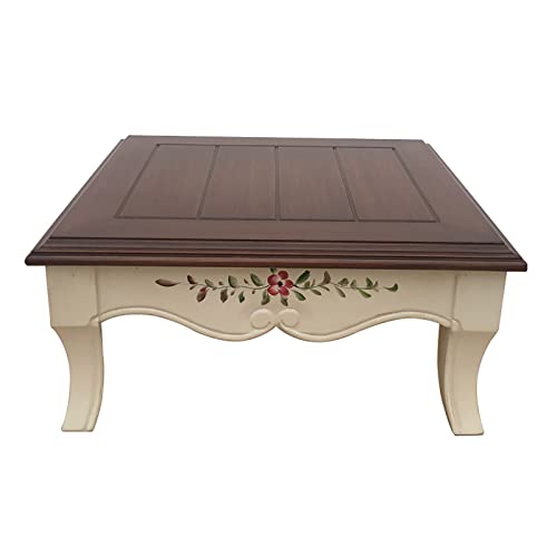 3UOOWWFA Couchtisch Skandinavischer Stil Niedriger Tisch Balkon Erkerfenstertisch Multifunktional Freizeittisch Tatami Tisch Esstisch Study Table (G) (F) von 3UOOWWFA