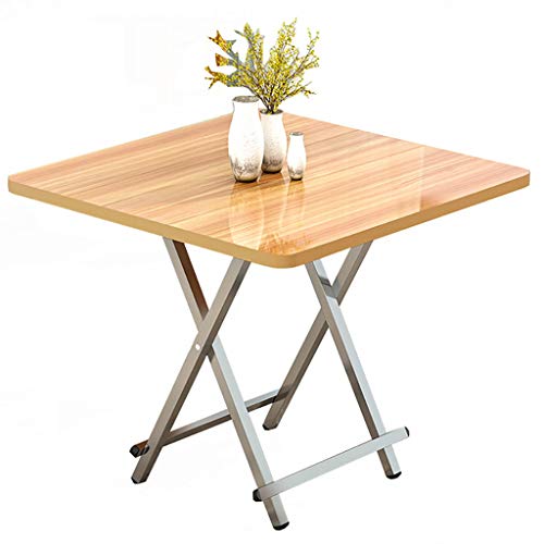 3UOOWWFA Klapptisch, Computertisch, Schreibtisch/Arbeitszimmertisch/Schreibtisch, quadratischer Esstisch, tragbarer Stehtisch, 60 x 60 x 55 cm, 9 Farben (H) von 3UOOWWFA