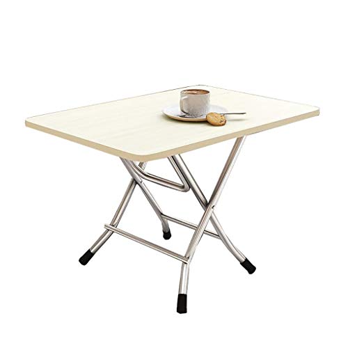 3UOOWWFA Klapptisch, ovaler Esstisch für Zuhause, tragbarer Bürotisch, Computertisch, Schreibtisch, Arbeitszimmer, Außenstand und Innenbereich (G) (B) von 3UOOWWFA