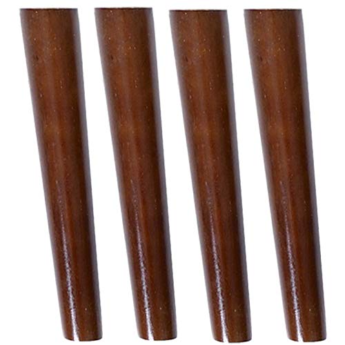 3UOOWWFA Möbelbeine, europäische Massivholz-Stützbeine, 12 cm, Sofa/Schrank, Ersatzbeine, gerader Kegel, 8 cm (schräger Kegel 8 cm), 4 Stück von 3UOOWWFA