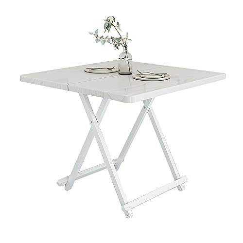 3UOOWWFA Zusammenklappbarer quadratischer Tisch, Esstisch, Freizeittisch, Business-Tisch, praktischer Outdoor-Campingtisch, 7 Farben (G 60 cm) (C 80 cm) von 3UOOWWFA