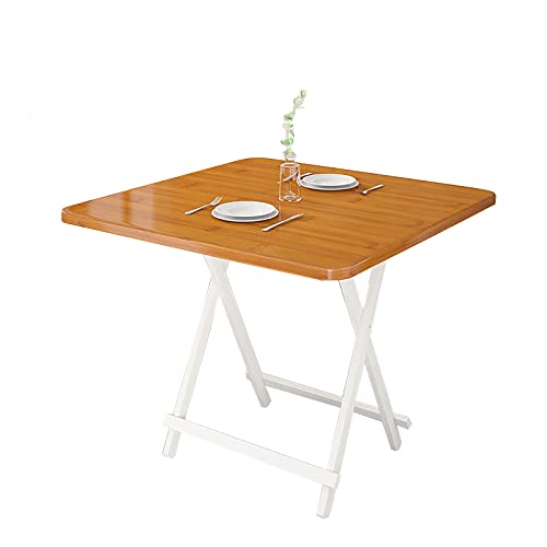 3UOOWWFA Zusammenklappbarer quadratischer Tisch, Esstisch, Freizeittisch, Business-Tisch, praktischer Outdoor-Campingtisch, 7 Farben (G 60 cm) (F 70 cm) von 3UOOWWFA