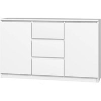 3xEliving DEMI 2D3S Kommode 120cm in weiß - Modernes Sideboard mit viel Stauraum für Ihren Wohnbereich - 120 x 78 x 39cm (B/H/T) - weiss von 3XE LIVING