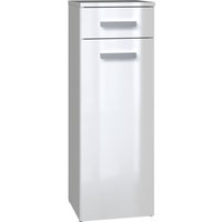 3xe Living - Stilvoller Badezimmerschrank mit Tür und Schublade – modernes, weißes hochglanz - weiß hochglanz von 3XE LIVING