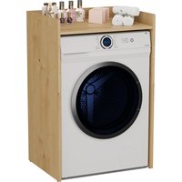 Waschmaschine Regal Bagnoli m: h: 97,5 cm, b: 64 cm, t: 50 cm, Badezimmer Möbel, Schrank für die Waschmaschine Hochschrank, Bad Möbel, Badschrank, von 3XE LIVING
