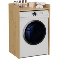 Waschmaschine Regal Bagnoli m: h: 97,5 cm, b: 64 cm, t: 50 cm, Badezimmer Möbel, Schrank für die Waschmaschine Hochschrank, Bad Möbel, Badschrank, von 3XE LIVING