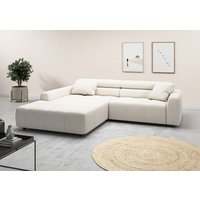 3C Candy Ecksofa "Denver auch mit Cord- und Easy care-Bezug, Kopfteilverstellung L-Form" von 3c Candy