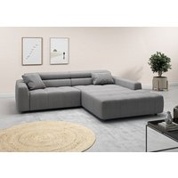 3C Candy Ecksofa "Denver auch mit Cord- und Easy care-Bezug, Kopfteilverstellung L-Form", wahlweise. mit motorischer Sitztiefenverstellung von 3c Candy