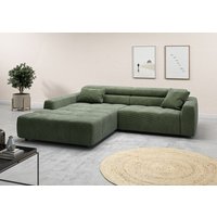 3C Candy Ecksofa "Denver auch mit Cord- und Easy care-Bezug, Kopfteilverstellung L-Form" von 3c Candy