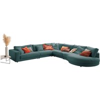 3C Candy Ecksofa "Enisa II, bequem und komfortabel, Mega Familiensofa, L-Form", incl. 3 Flatterkissen, wahlweise mit Flecken-Schutz-Bezug Easy care von 3c Candy