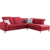 3C Candy Ecksofa "Homely bequem und komfortabel, mit verstellbaren Kopfteilen, L-Form", modern und zeitlose Polsterecke, wahlweise mit Relaxfunktion von 3c Candy