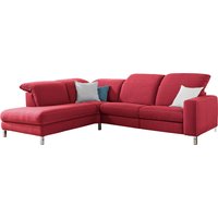 3C Candy Ecksofa "Homely bequem und komfortabel, mit verstellbaren Kopfteilen, L-Form", modern und zeitlose Polsterecke, wahlweise mit Relaxfunktion von 3c Candy