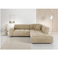 3C Candy Ecksofa "Yoshy Komfortsofa, bequem und modern, hochwertige Verarbeitungsdetails", Zwei verschiedene Sitztiefen durch verstellbare Rückenlehne, L-Form von 3c Candy