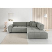 3C Candy Ecksofa "Yoshy Komfortsofa, bequem und modern, hochwertige Verarbeitungsdetails", Zwei verschiedene Sitztiefen durch verstellbare Rückenlehne, L-Form von 3c Candy