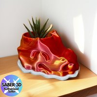 Happy Dragon Pflanztopf Mit Abtropfschale Groß von 3dDraMa