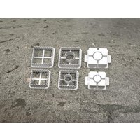Welliges Quadrat Ausstechform | Set Kombinierbar Keksausstecher Cutter Welliges Quadrat Ausstechform | Set Kombinierbar Keksausstecher Cutter von 3dPSbyBauer