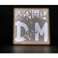 3D Gedruckte Depeche Mode Led Lampe Lithophane Handmade 3D Gedruckte Depeche Mode Led Lampe Lithophane Handmade von 3dPrintsbyMS