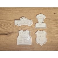 3D Gedruckter Keks Ausstecher Polizei Set Kinder Weihnachten 3D Gedruckter Keks Ausstecher Polizei Set Kinder Weihnachten von 3dPrintsbyMS