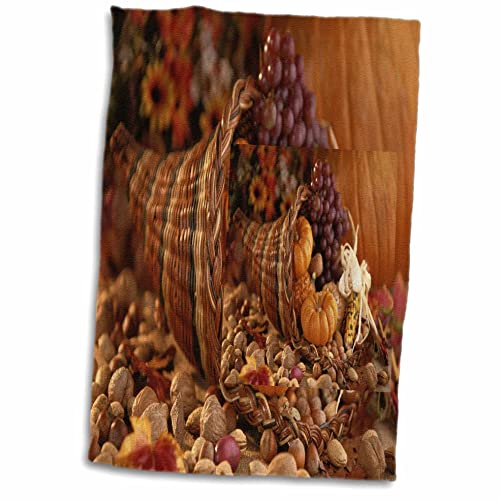 3D Rose Autumn Harvest 3D TWL_34758_1 Handtuch, 38,1 x 55,9 cm von 3dRose