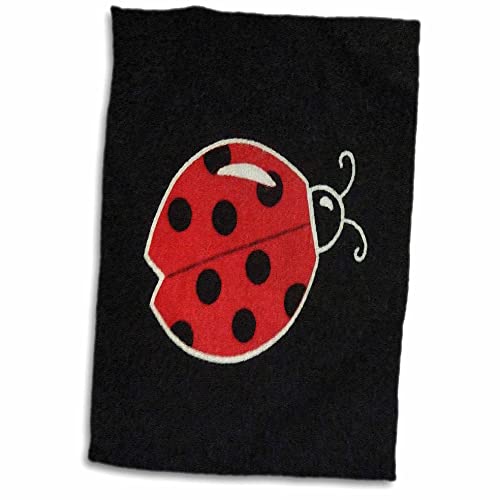 3D Rose Lily Ladybug TWL_22186_1 Handtuch, 38,1 x 55,9 cm von 3dRose