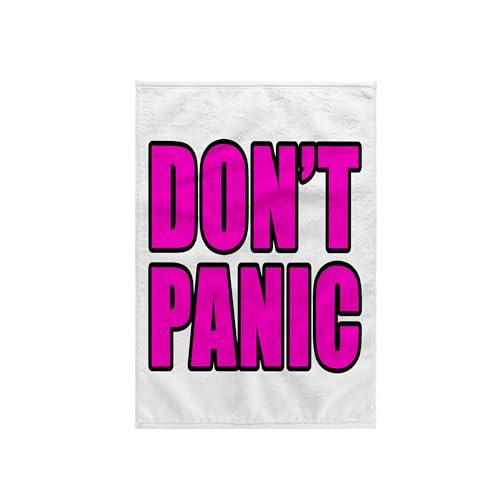 3dRose Don't Panic Handtücher, Rose, 15" x 22" von 3dRose