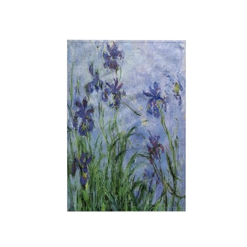 3dRose Irises Vintage Monet Floral Handtuch, Mehrfarbig, 15" x 22" von 3dRose