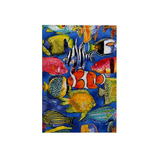 3dRose Tropical Fish Handtuch Tropische Fische, Frottee, Mikrofaser, weiß, 15 x 22-Inch von 3dRose