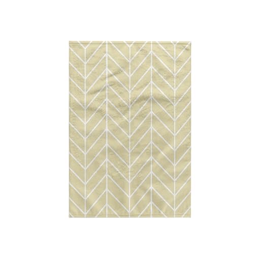 3dRose beige Fischgrätmuster, Pale Gold Pfeil Feder Inspiriert Design Handtuch, Mehrfarbig, 15 x 22 von 3dRose