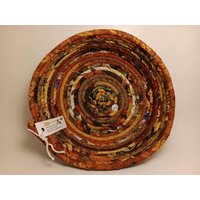 Seil Stoffschüssel - Coiled Rope Korb Wäscheleine Rag Faser von 3dogsdesignstudio