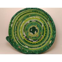 Seil Stoffschüssel - Coiled Rope Korb Wäscheleine Rag Faser von 3dogsdesignstudio