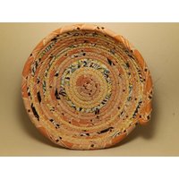 Seil Stoffschüssel - Coiled Rope Korb Wäscheleine Rag Faser von 3dogsdesignstudio