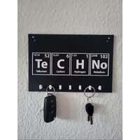 Techno Schlüsselbrett , Schlüsselhalter von 3dprintsbyOS