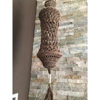 Lampion Braun Gehäkelt von 3dscanandprintShop