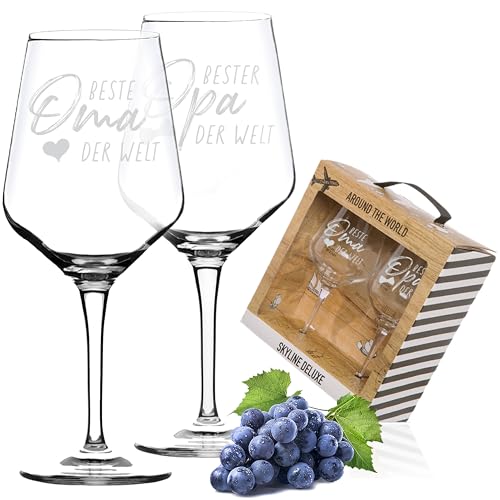 3forCologne | Weinglas aus hochwertigen Kristallglas | Souvenir Deutschland | Geschenkidee Muttertag, Vatertag, Gastgeschenk | Geschenkbox mit Textfeld | MADE IN GERMANY, Größe:Oma-Opa 3forCologne | Weinglas aus hochwertigen Kristallglas | Souvenir Deutschland | Geschenkidee Muttertag, Vatertag, Gastgeschenk | Geschenkbox mit Textfeld | MADE IN GERMANY, Größe:Oma-Opa von 3forCologne
