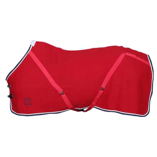 3horses Wolldecke Pferde-Wolldecke Abschwitzdecke mit Kreuzgurten 2fach Brustverschluss von Reitsport Amesbichler