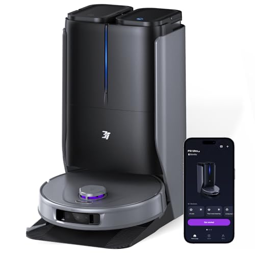 3i P10 Ultra Saugroboter mit Wischfunktion & Absaugstation, 18000 Pa Saugkraft, Ausziehbarer Wischmopp für Edge, Auto Waschen & Trocknen, Selbstentleerend & Selbstauffüllend, Hebarem Wischmopp 3i P10 Ultra Saugroboter mit Wischfunktion & Absaugstation, 18000 Pa Saugkraft, Ausziehbarer Wischmopp für Edge, Auto Waschen & Trocknen, Selbstentleerend & Selbstauffüllend, Hebarem Wischmopp von 3i
