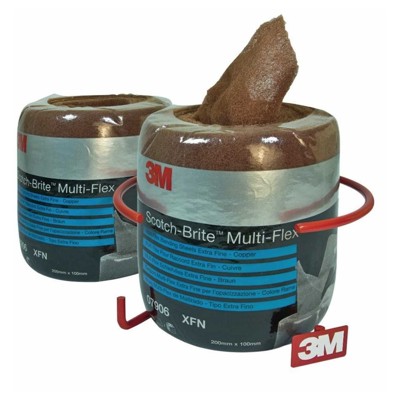 Schleifvlies-Bogen 100 x 200mm v. fine, Rolle mit 60 Pads Schleifvlies-Bogen 100 x 200mm v. fine, Rolle mit 60 Pads von 3m