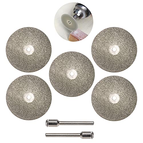 Diamond Wheels 3mirrors Tungsten Electrode Sharpener Replacement Full Sand Diamond Wheels Tig Welding 5PCS 35mm 0.5mm with 2 Connecting Rods von 3mirrors