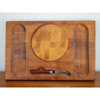 Jahrgangskäseplatte Mit Einem Ahornmesser Baribocraft von 3rvintages
