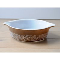 Vintage Pyrex-Schale Woodland Pyrex Braun 471 von 3rvintages