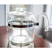 Wunderschöner Vintage Pyrex 9 Tassen Perkolator - Bodum/Pyrex Für Ihren Morgenkaffee von 3rvintages