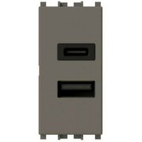 Usb 3.0a steckdose fÜr vimar arke metall mit typ a und typ c stecker 4b.v19m.usb.30 - 4 Box Usb 3.0a steckdose fÜr vimar arke metall mit typ a und typ c stecker 4b.v19m.usb.30 - 4 Box von 4 BOX
