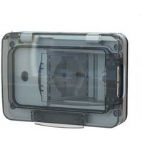 4box breite mobile steckdose ip66 mit wandgehÄuse p40 3mt anthrazit 4b.w.cc03 von 4 BOX