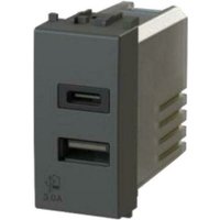4box usb-steckdose mit stecker typ c und typ a 3.0a fÜr vimar arke anthrazit 4b.v19.usb.30 4box usb-steckdose mit stecker typ c und typ a 3.0a fÜr vimar arke anthrazit 4b.v19.usb.30 von 4 BOX