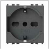 P40 sockel 2p+t 16a fÜr vimar arke grau 4b.v19.p40 - 4 Box von 4 BOX