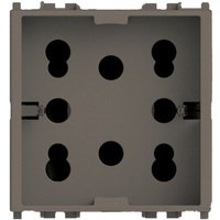 Seite steckdose fÜr vimar arke metall 4b.v19m.h21 - 4 Box von 4 BOX