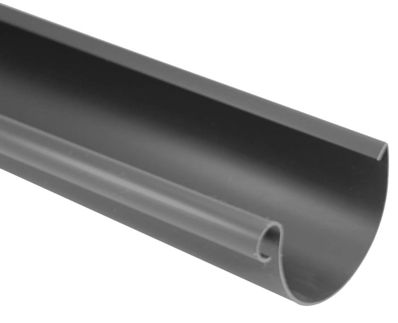 Dachrinne 100cm, RG100 Typ 300 anthrazit von 4 Home and Garden