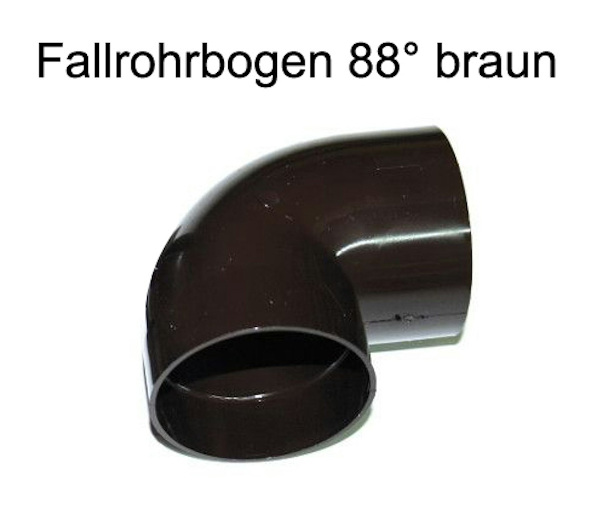 Fallrohrbogen 88° DN 60 anthrazit (1 Stück) von 4 Home and Garden