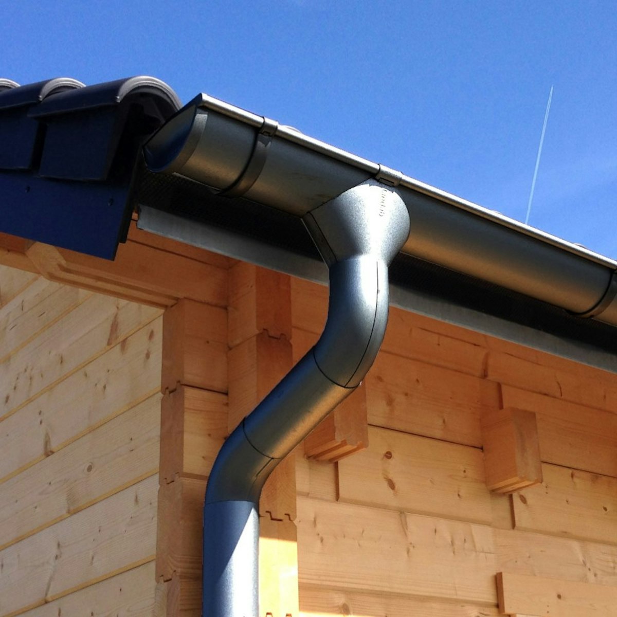 Metall Dachrinnenset 304KB für Pult- und Flachdächer bis 1 x 400 cm von 4 Home and Garden