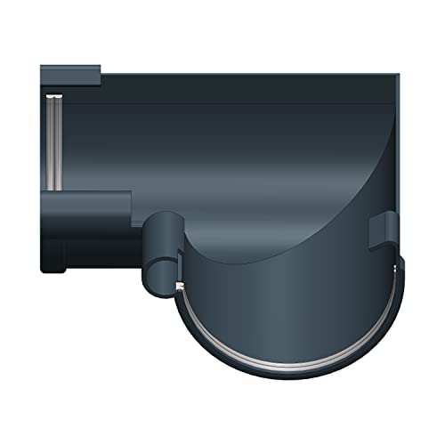4Home&Garden | Eckverbinder Innenecke 90° | Kunststoff PVC Farbe Anthrazit | Dachrinnensystem RG 100 Typ 300 Fallrohr DN 60 4Home&Garden | Eckverbinder Innenecke 90° | Kunststoff PVC Farbe Anthrazit | Dachrinnensystem RG 100 Typ 300 Fallrohr DN 60 von 4 Home & Garden